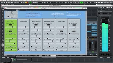 Lexicon LXP-1 controlled with a Midi Device Manager Panel from Cubase.