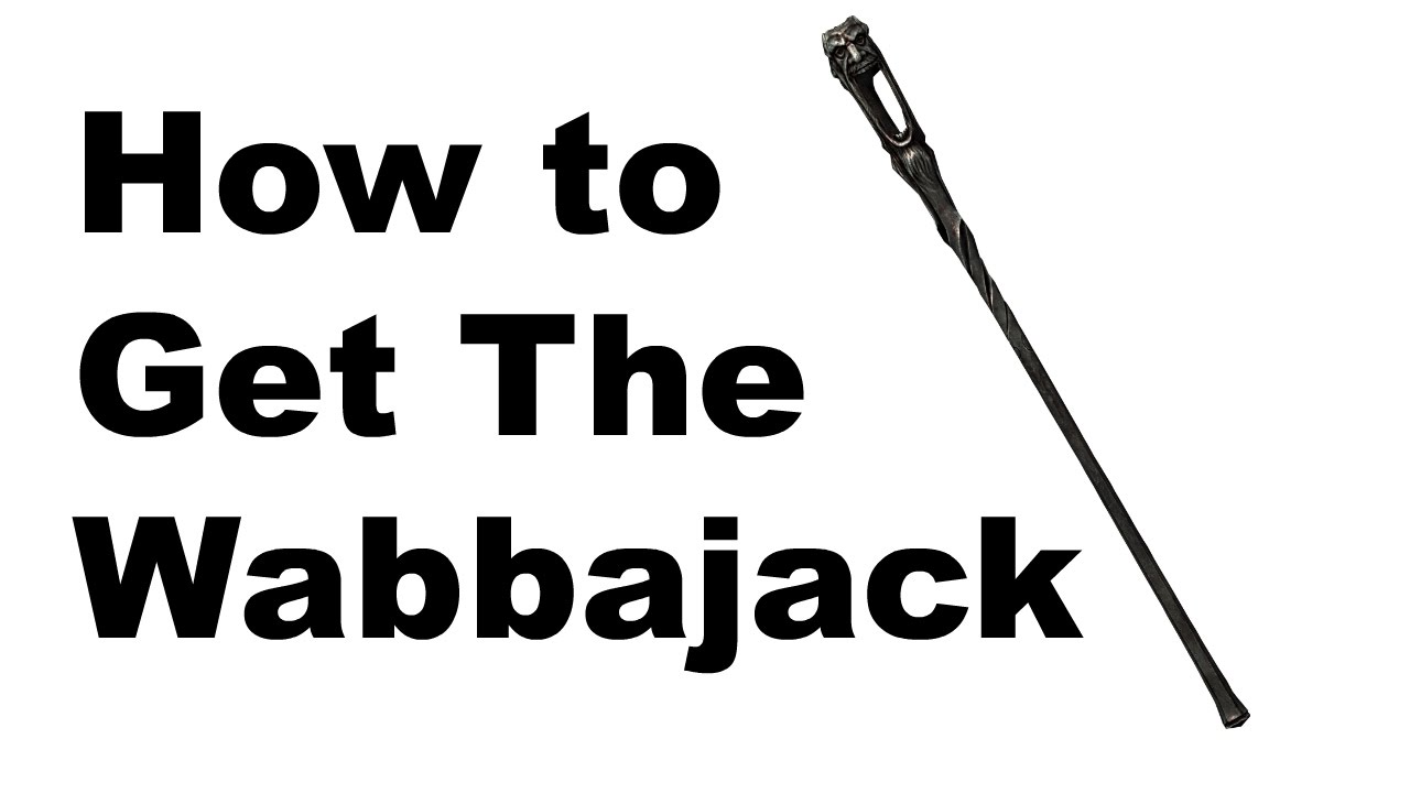 Skyrim How To Get The Wabbajack YouTube