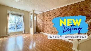 New Listing - 22 N East Ave, Baltimore, MD 21224