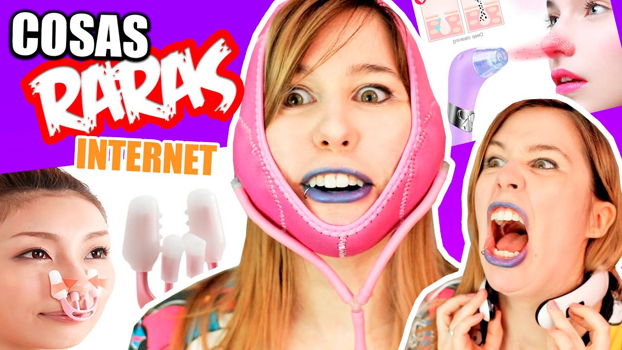 PROBANDO PRODUCTOS RAROS DE INTERNET | ¿BELLEZA O TORTURA?! 😱