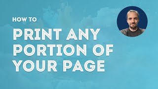 How to Easily Add a Print Button in WordPress (Print Specific Page Sections!)