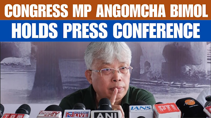 MANIPUR | Imphal: Congress MP Dr. Angomcha Bimol Akoijam Holds Press Conference | News9