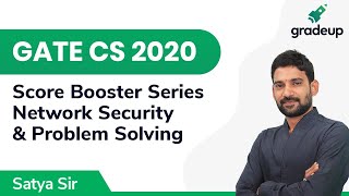 Network Security & Problem Solving | GATE CS 2020 | Computer Networks | Gradeup