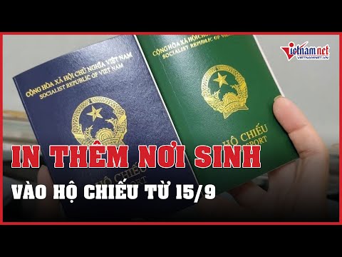 Video Bộ Công an sẽ in thông tin 