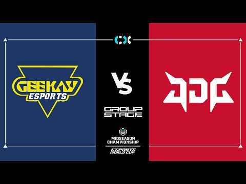 Geekay Esports vs JD Gaming - OWCS Esports World Cup Group Stage