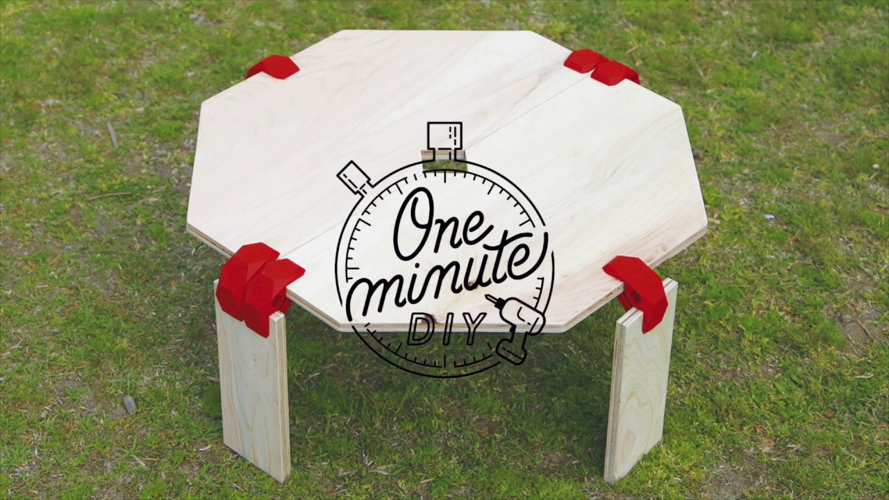 PLAYWOOD90で作るキャンプテーブル | 1分間動画で見るDIYレシピ One