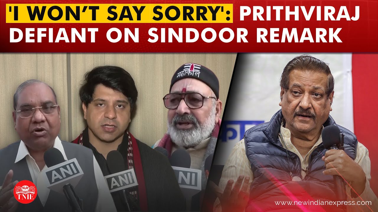 Congress leader Prithviraj Chavan refuses to apologise over Operation Sindoor remark; BJP hits back