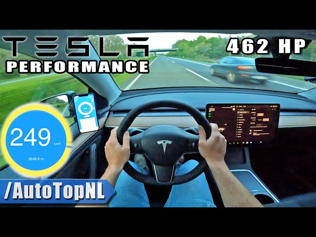 Tesla Model Y : son accélération de 0 km/h à vitesse maximale sur l'autobahn