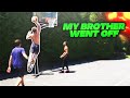 2v2 vs My Brother - LOSER GETS EGGED! (Basketball)