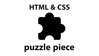 How to make puzzle piece icon (Only using html & CSS) screenshot 5