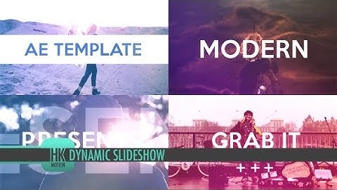 Dynamic Slideshow (After Effects template)