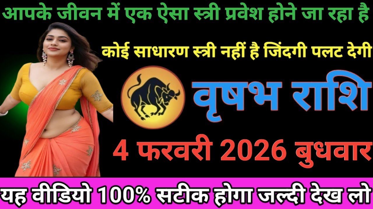 #वृषभ राशि वालोंआपके जीवनमें ए ऐसी स्त्री प्रवेश होने जा रही है कोई  स्त्री नहीं जिंदगी पलट देगी#