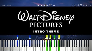Walt Disney Pictures Intro (2006) - Piano Tutorial