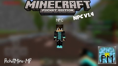 Minecraft PE / BE (1.8.x) : PocketMine NPC Plugin • Download Link!