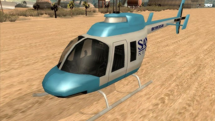 GTA San Andreas - como pegar helicóptero San News Chopper no início do jogo  