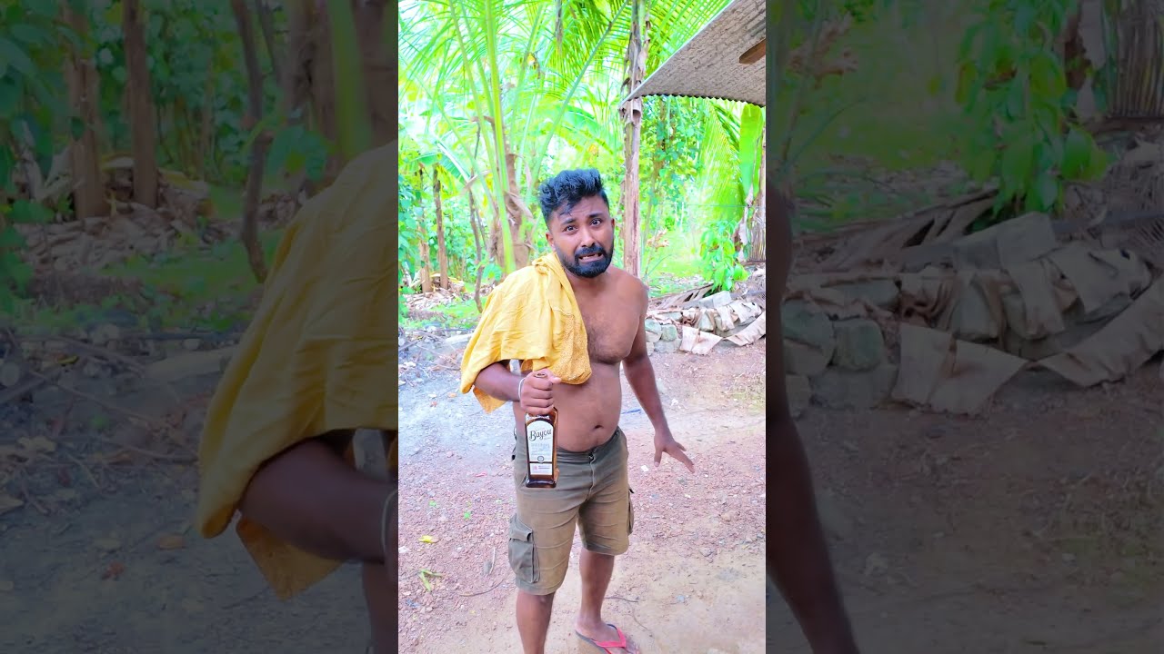 නෝනට යකා වැහිලා මං බොනවා කියලා😁#Chiraandvitha #sinhalajoke #couplecontent