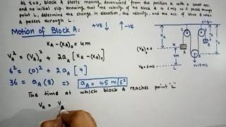 Dependent Motion (Problem) | 09