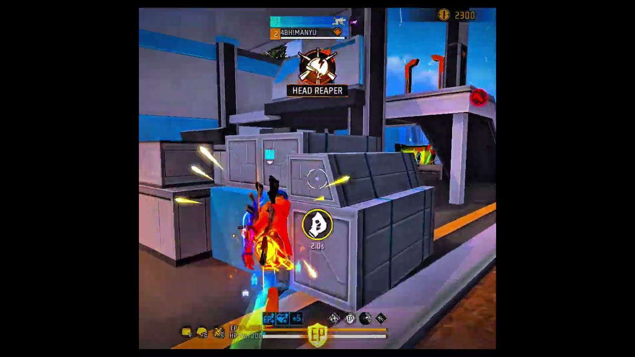 Free fire Max freestyle gameplay in esports viral short time ☠️💀💀💀