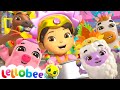 Join the Carnival Party! 🎊 Lellobee City Farm | Moonbug Kids - Farm Animals