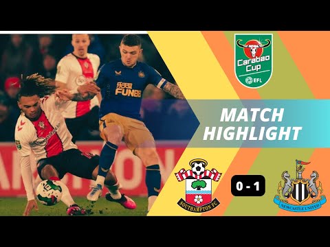 Hasil Piala Liga Inggris Tadi Malam [ Southampton vs Newcastel ] Carabao Cup 2023 Semifinal Leg 1