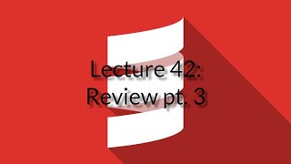 [CSE 116] Lecture 42: Review pt. 3