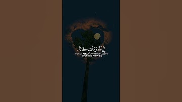 إن الله و ملائكته يصلون على النبي#راحة_نفسية #القرآن_الكريم #quran #تلاوات #آيات #تجويد #سعود_الشريم