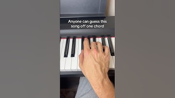Anyone Can Guess This Song with ONE Chord! #piano #tutorial #music