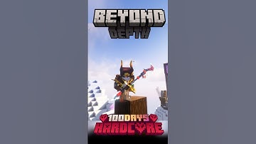 BEYOND DEPTH 100 DAYS HARDCORE +-2 WEEKS FROM NOW #100days #minecraft #gaming #beyonddepth