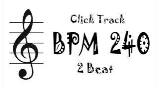 【BPM 240】Drum 2Beat - Rhythm Track Metronome