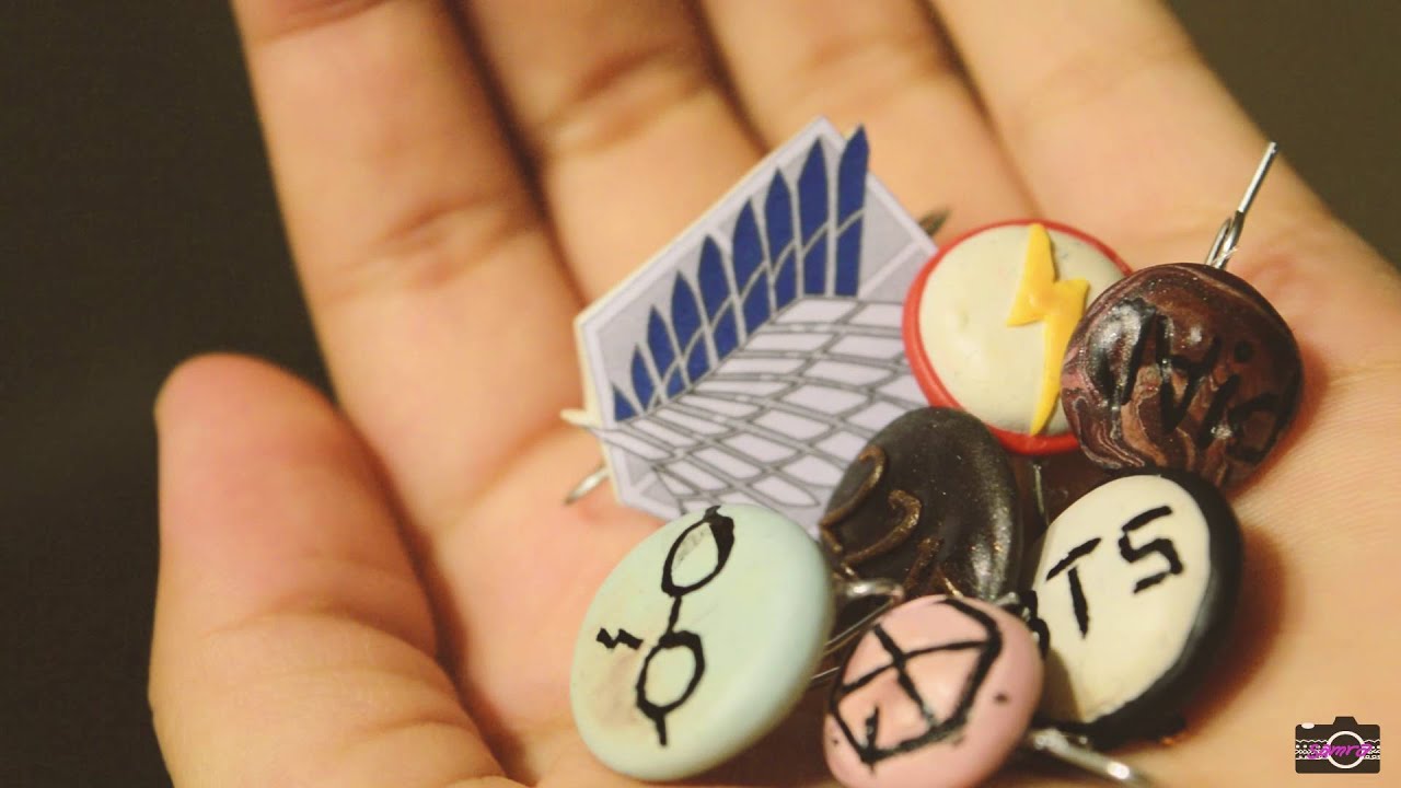 Diy Fandom Pins Anime Kpop Books And More Youtube