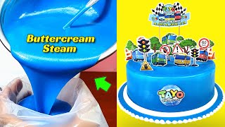 Kue ulang tahun anak laki laki | Buttercream Steam | Tayo Cake screenshot 1