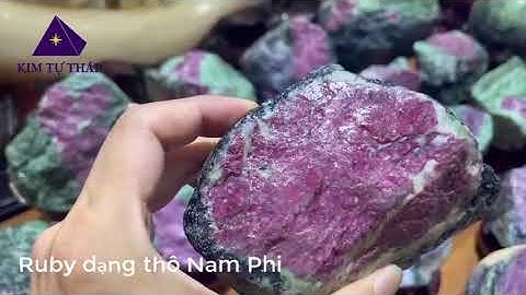 Cùng Kim Tự Tháp Tìm hiểu & Khám phá dạng đá Ruby Nam Phi tự nhiên