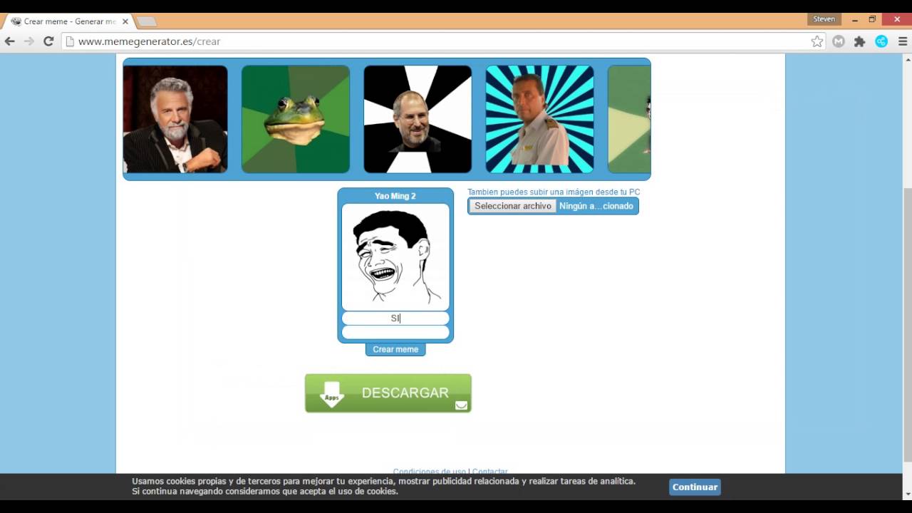 Crear Memes Online YouTube