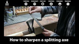 #10: How to sharpen a splitting axe