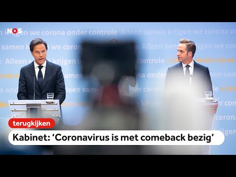 STRAKS OM 19.00 UUR: Persconferentie over nieuwe coronamaatregelen