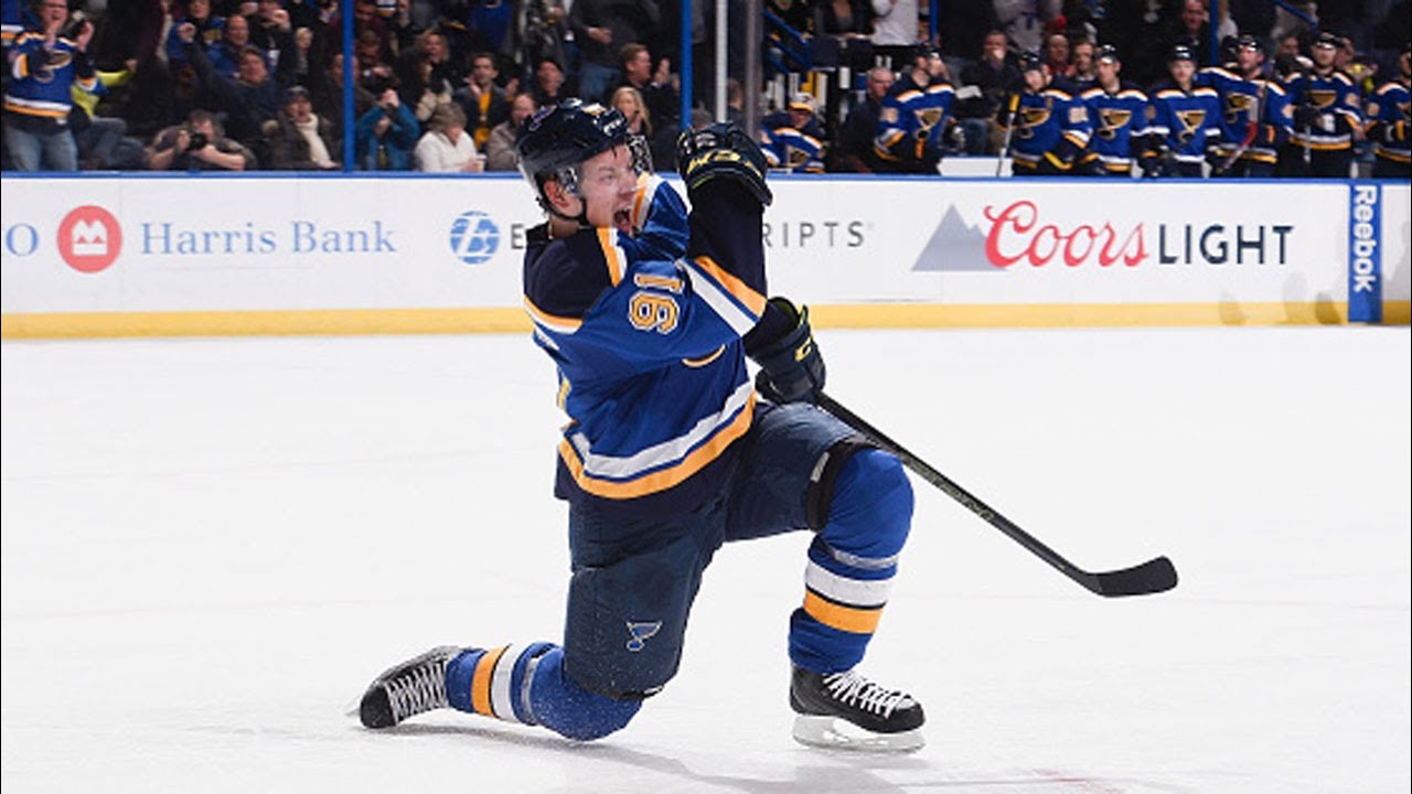 Tarasenko leads Blues past Oilers in 1st game since layoff - The San Diego  Union-Tribune