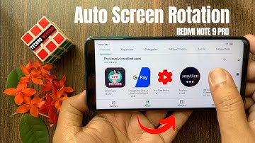 How to Turn off Auto Screen Rotation in Redmi Note 9 Pro