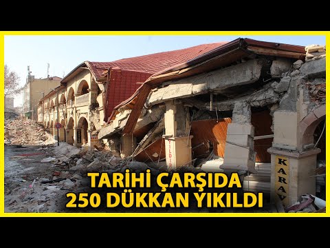 Tarihi Şire Pazarı Depremde Yıkıldı