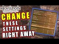 CHANGE these Settings RIGHT NOW! | Horizon Forbidden West