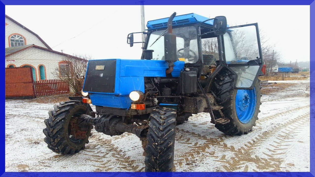 Пуск Трактора #ЛТЗ-60АВ Зимой в 0 градусов. - YouTube
