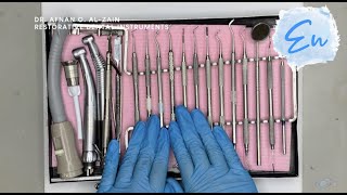 Restorative dental instruments – examination, cutting, noncutting hand instruments, rotary  En