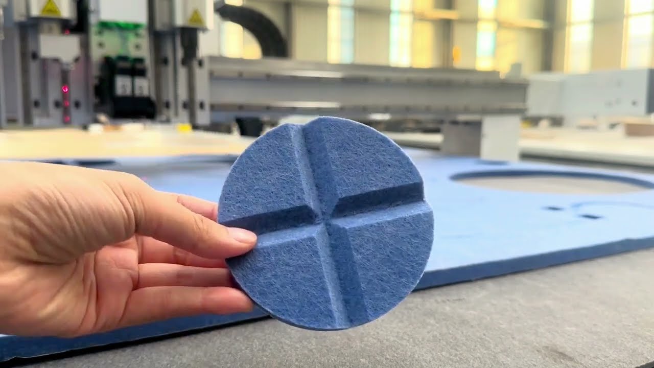 PET Felt Acoustic Panel Cutting Machine