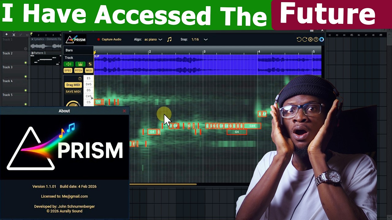 Say Goodbye To Melody Block! - PRISM Offline Audio To MIDI Plugin Got ...