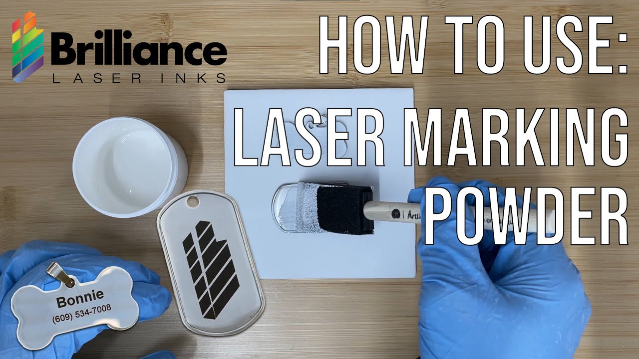 Brilliance Laser Inks: How to use Laser Marking Powder. 