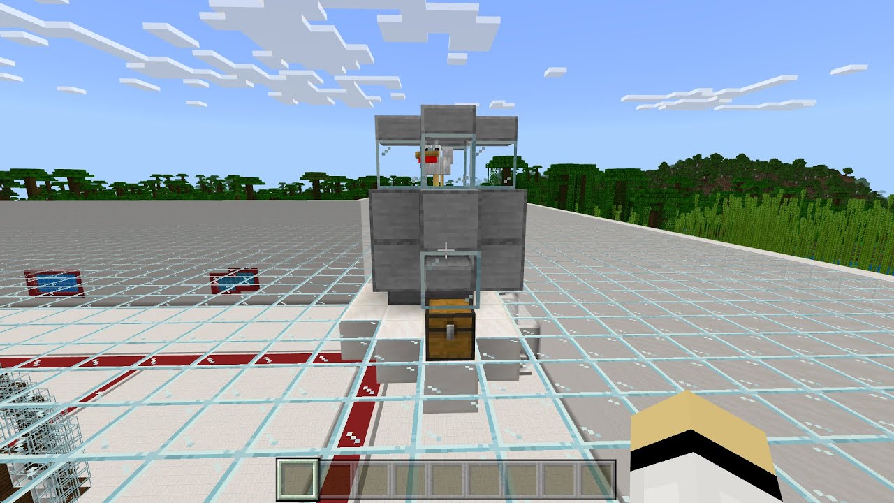 Une farm à nourriture automatique ! Minecraft bedrock redstone - YouTube