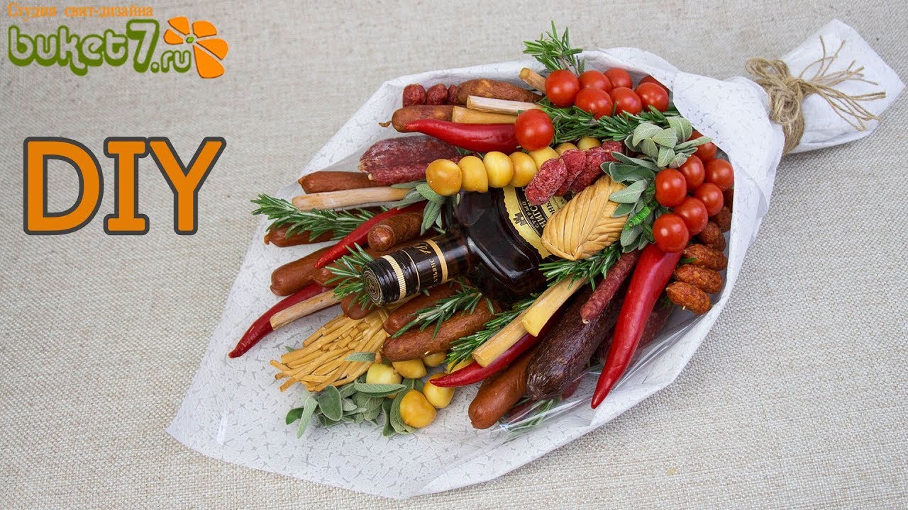 собираем букет мужчине