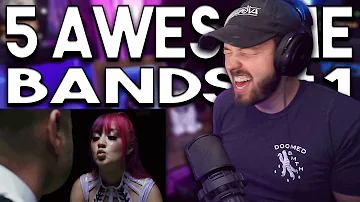 Five AWESOME Bands #1 | Nerv, VRSTY, Rain Paris, Fame On Fire, Villain Of The Story | REACTION