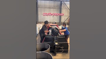 Máy lốc 4 trục cnc tạo hình ống tròn nhanh đẹp. #mayloc4truccnc #maylocton
