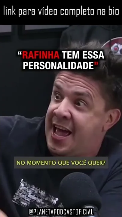 imagem do vídeo “FOI TÃO 3SCR0T0” (RAFINHA BASTOS) com Oscar Filho | Planeta Podcast #shorts