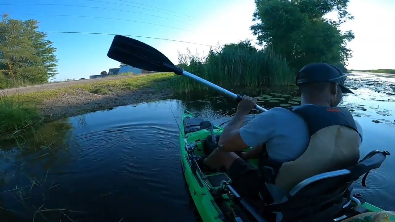 Early Hot Summer Day For Bass Fishing